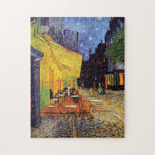 Cafe Terrace bij nacht door Vincent Van Gogh Legpuzzel