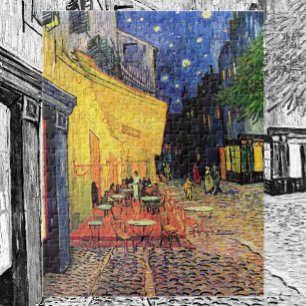 Cafe Terrace bij nacht door Vincent van Gogh Legpuzzel
