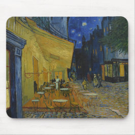 Cafe Terrace bij nacht door Vincent van Gogh Muismat