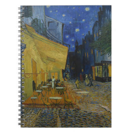 Cafe Terrace bij nacht door Vincent van Gogh Notitieboek