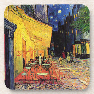 Cafe Terrace bij nacht door Vincent van Gogh Onderzetter