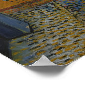 Cafe Terrace bij nacht door Vincent van Gogh Poster (Hoek)