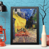 Cafe Terrace bij nacht door Vincent van Gogh Poster