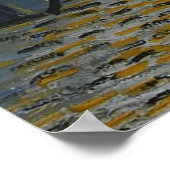 Cafe Terrace bij nacht door Vincent van Gogh Poster (Hoek)