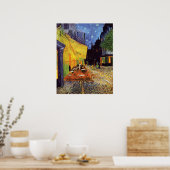 Cafe Terrace bij nacht door Vincent Van Gogh Poster (Keuken)