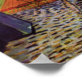 Cafe Terrace bij nacht door Vincent Van Gogh Poster (Hoek)