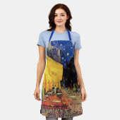 Cafe Terrace bij nacht door Vincent van Gogh Schort (Gedragen)