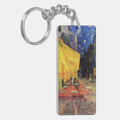 Cafe Terrace bij nacht door Vincent van Gogh Sleutelhanger (Voorkant Links)