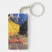 Cafe Terrace bij nacht door Vincent van Gogh Sleutelhanger (achterkant)