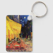 Cafe Terrace bij nacht door Vincent van Gogh Sleutelhanger (Achterkant)