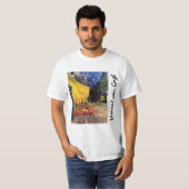 Cafe Terrace bij nacht door Vincent van Gogh T-shirt (Voorkant volledig)