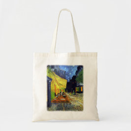 Cafe Terrace bij nacht door Vincent Van Gogh Tote Bag