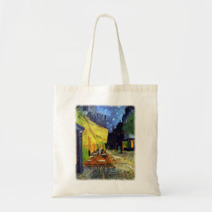 Cafe Terrace bij nacht door Vincent Van Gogh Tote Bag