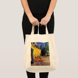 Cafe Terrace bij nacht door Vincent van Gogh Tote Bag