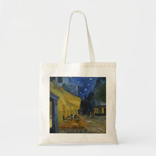 Cafe Terrace bij nacht door Vincent van Gogh Tote Bag (Voorkant)