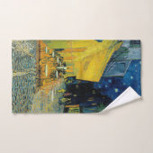 Café Terrace bij nacht Handdoek (Handdoek)