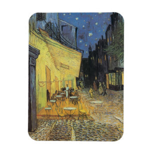 Café Terrace bij nacht Magneet