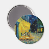 Café Terrace bij nacht Magneet (Voorkant / Achterkant)