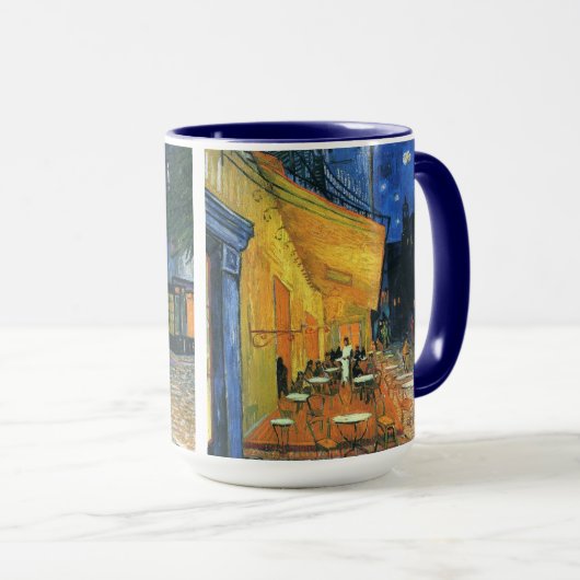 Cafe Terrace bij nacht Mok (Voorkant rechts)
