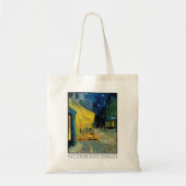 Café Terrace bij nacht Tote Bag (Voorkant)