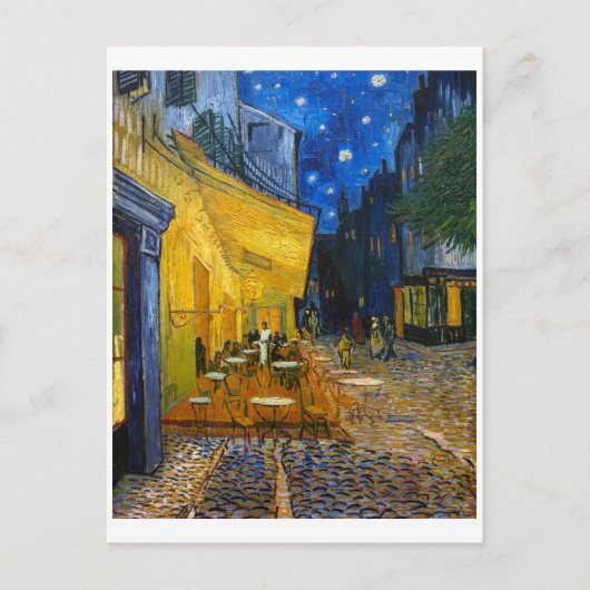 Cafe Terrace bij nacht | Van Gogh | Briefkaart (Voorkant)
