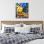 Cafe Terrace bij nacht | Van Gogh | Canvas Afdruk (Insitu (Slaapkamer))