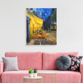 Cafe Terrace bij nacht | Van Gogh | Canvas Afdruk (Insitu (Woonkamer))