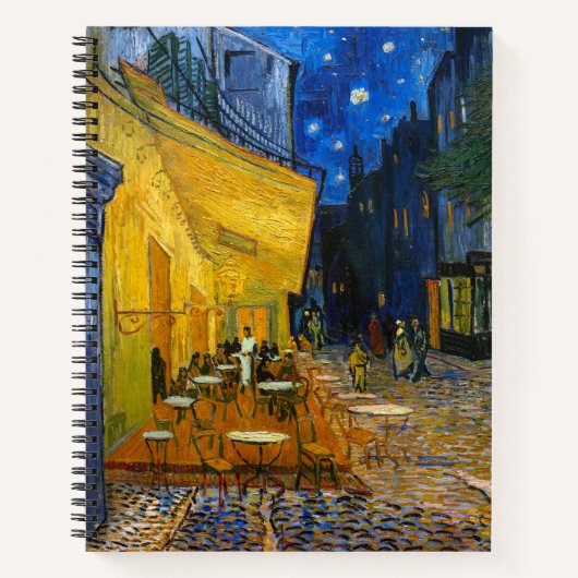 Cafe Terrace bij nacht | Van Gogh | Notitieboek (Voorkant)