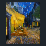 Cafe Terrace bij nacht | Van Gogh | Poster<br><div class="desc">Cafe Terrace in Night is een schilderij uit 1888 van Vincent Van Gogh.</div>