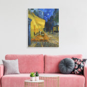 Cafe Terrace bij nacht | Vincent van Gogh Canvas Afdruk (Insitu (Woonkamer))