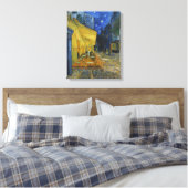 Cafe Terrace bij nacht | Vincent van Gogh Canvas Afdruk (Insitu (Slaapkamer))