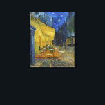 Cafe Terrace bij nacht | Vincent van Gogh Canvas Afdruk<br><div class="desc">Café Terrace at Night (1888) van Vincent van Gogh is een lichtgevende en iconische voorstelling van een gezellig buitencafé in Arles, Frankrijk, onder een sterrenhemel. De levendige gele gloed van het café contrasteert prachtig met het diepblauwe van de nacht, waardoor een warme, uitnodigende sfeer ontstaat. Van Goghs expressieve penseelstreken en...</div>