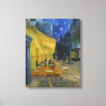 Cafe Terrace bij nacht | Vincent Van Gogh Canvas Afdruk<br><div class="desc">Cafe Terrace bij nacht (1888) door de Nederlandse postpressionist Vincent Van Gogh. Origineel kunstschilderij is een olie op het canvas die een schrikbarende nachtelijke scène toont voor een Frans café in Arles. Gebruik de ontwerphulpmiddelen om douanetekst toe te voegen of het afbeelding te personaliseren.</div>