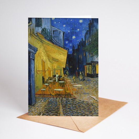 Cafe Terrace bij nacht | Vincent van Gogh Kaart