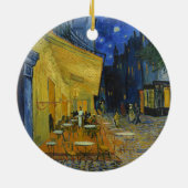 Cafe Terrace bij nacht | Vincent van Gogh Keramisch Ornament (Achterkant)