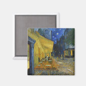 Cafe Terrace bij nacht | Vincent van Gogh Magneet (Voorkant / Achterkant)