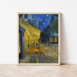 Cafe Terrace bij nacht | Vincent Van Gogh Poster<br><div class="desc">Cafe Terrace bij nacht (1888) door de Nederlandse postpressionist Vincent Van Gogh. Origineel kunstschilderij is een olie op het canvas die een schrikbarende nachtelijke scène toont voor een Frans café in Arles. Gebruik de ontwerphulpmiddelen om douanetekst toe te voegen of het afbeelding te personaliseren.</div>