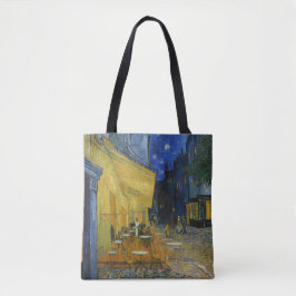 Cafe Terrace bij nacht | Vincent van Gogh Tote Bag
