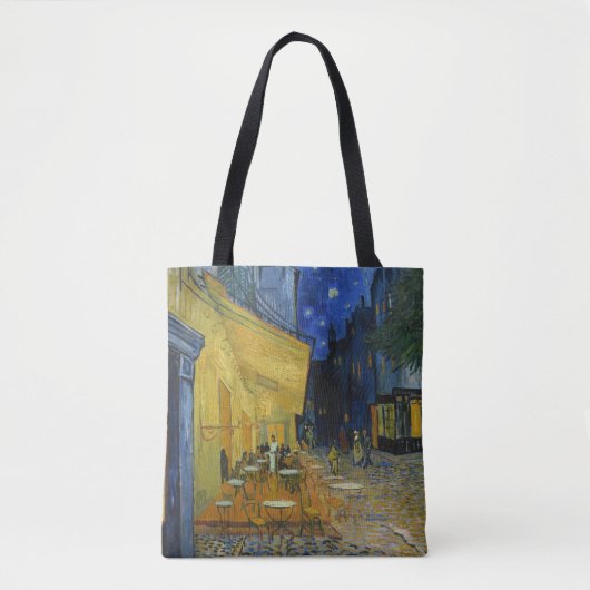 Cafe Terrace bij nacht | Vincent van Gogh Tote Bag (Voorkant)