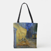 Cafe Terrace bij nacht | Vincent van Gogh Tote Bag (Achterkant)