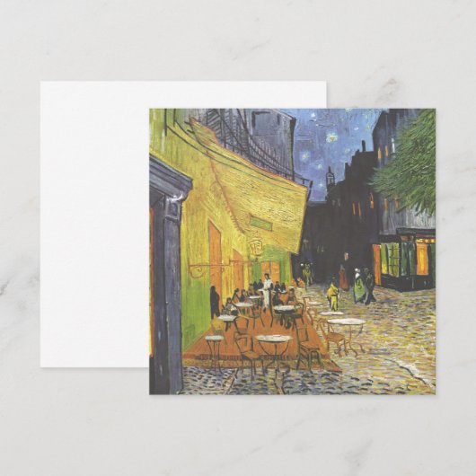 Cafe Terrace bij Night Van Gogh (Voorkant / Achterkant)
