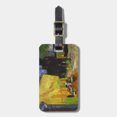 Cafe Terrace bij Night Van Gogh Bagagelabel (Voorkant verticaal)