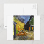 Cafe Terrace bij Night Van Gogh Briefkaart (Voorkant / Achterkant)