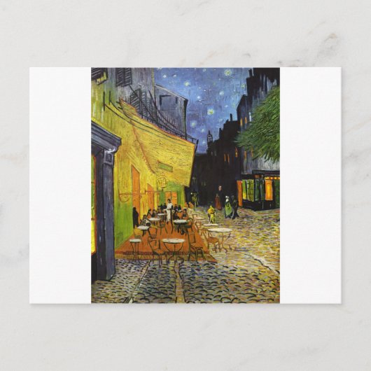 Cafe Terrace bij Night Van Gogh Briefkaart (Voorkant)