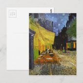 Cafe Terrace bij Night Van Gogh Briefkaart (Voorkant / Achterkant)