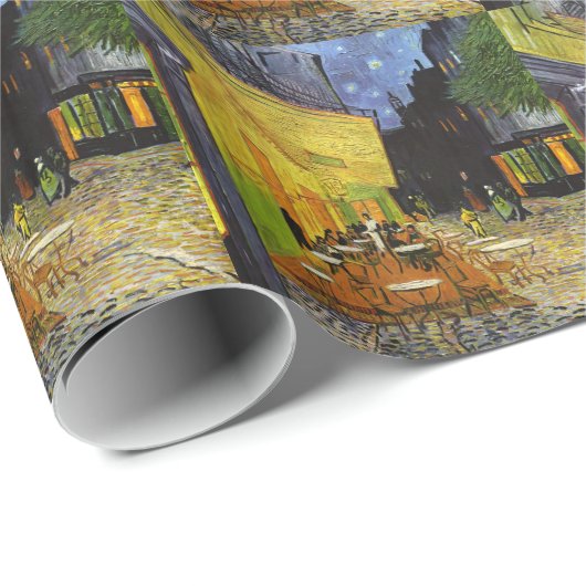 Cafe Terrace bij Night Van Gogh Cadeaupapier (Rol Hoek)