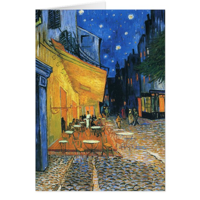 Cafe Terrace bij Night Van Gogh Card (Voorkant)