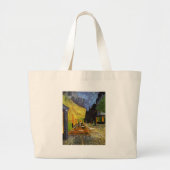 Cafe Terrace bij Night Van Gogh Grote Tote Bag (Voorkant)