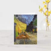 Cafe Terrace bij Night Van Gogh Kaart (Gele Bloem)