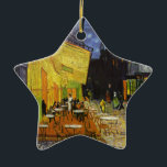 Cafe Terrace bij Night Van Gogh Keramisch Ornament<br><div class="desc">Post-impressionistische schilderkunstenaar Vincent Van Gogh's grote kunstwerken en schilderijen</div>